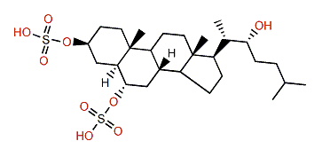 (22R)-5a-Cholestane-3b,6a,22-triol 3,6-disulfate